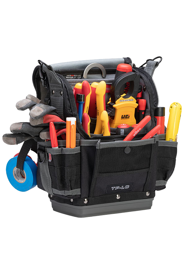 VPP10269 Compact, Zippered Service Tech Tool Pouch with tools